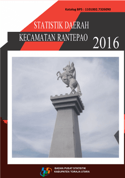 Statistik Daerah Kecamatan Rantepao 2016