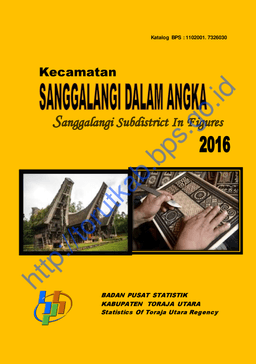 Kecamatan Sanggalangi Dalam Angka 2016