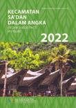 Kecamatan Sadan Dalam Angka 2022