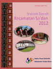 Statistik Daerah Kecamatan Sadan 2012