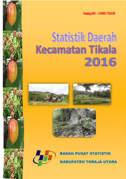 Statistik Daerah Kecamatan Tikala 2016