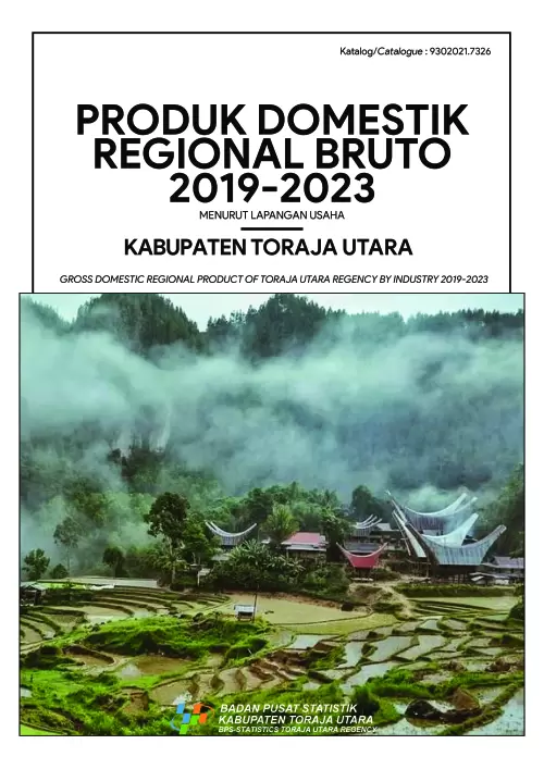 Produk Domestik Regional Bruto Kabupaten Toraja Utara Menurut Lapangan Usaha 2019-2023
